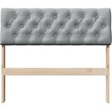 Tapecirani uzglavlje Svijetlo siva 90 cm Čvrsto borovo drvo | Eponuda.com