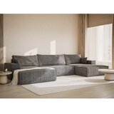Maison de Rêve Siva sklopiva/s prostorom za odlaganje kutna garnitura od šenila (u obliku slova "U") Kyoto – | shoptok.hr