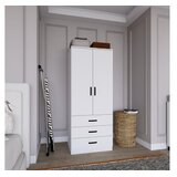 Hanah home Ormar Easy 1600-58, 60x174.8x47 cm, Bijeli | Eponuda.ba