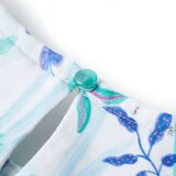  Dječja haljina prljavo bijela i tamna boja mente 104 | shoptok.hr