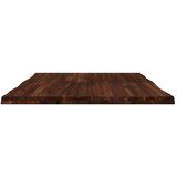  Pravokutni stolni vrh 90 x 80 x 3 cm Pravokutni - Tamno smeđa 90 x 55 x 3 5 cm Živi rub 2 strane | shoptok.hr
