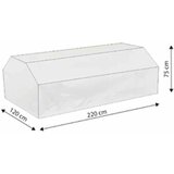 Boni-shop Transparentna prevleka za pivsko garnituro 220x120x75cm Vodoodporna, UV odporna in pralna zaščita, (5000090331) | Shoptok.si