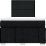  Krevet box spring s madracem crni 120 x 190 cm od tkanine | shoptok.hr