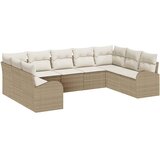  Set sofe s jastukom 9 pcs Bež Poli Ratan | Eponuda.com