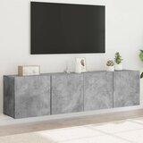 vidaXL Stenske TV omarice 2 kosa betonsko siva 80x30x41 cm Cene