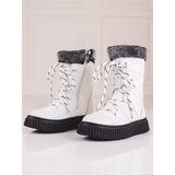 W. POTOCKI children's snow boots potocki white camo Cene'.'