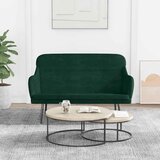  Klupa tamnozelena 110 x 76 x 80 cm baršunasta | shoptok.hr