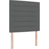 vidaXL LED Uzglavlje Linije Dizajn Tamno Sivo 90 cm Tkanina | shoptok.hr