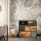MID.YOU Široka Komoda Continento, Črna, Barva Jelke | Shoptok.si