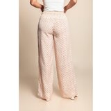Fenzy Dolge Hlače S Potiskom, Krem | Shoptok.si