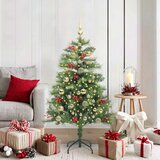  Umjetno božićno drvce 150 LED lampica Topla bijela PVC i metal | shoptok.hr