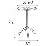  Stol za terasu — CONTRACT • 60 cm | shoptok.hr