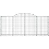 Lučne gabionske košare 15kom 300x50x120/140cm pocinčano željezo | shoptok.hr