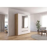 Rauch Möbel omara s klasičnimi vrati, srebrne barve, bela, hrast artisan | Shoptok.si