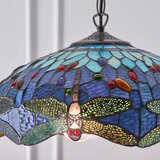  Endon 64080 - Luster na lancu Tiffany DRAGONFLY 3xE27/60W/230V prečnika 41 cm | Eponuda.com