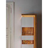 Mömax Vitrina Lyon Hell Bela/hrast | Shoptok.si