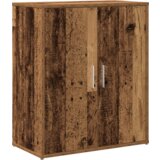 vidaXL Visok predalnik 2 pcs Staro les 60 x 31 x 70 cm Konstruiran les | Shoptok.si