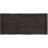Stolna ploča tamnosmeđa 100x40x(2-6) cm obrađena hrastovina | shoptok.hr