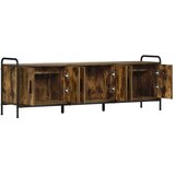  TV ormar 146 x 33 x 50 cm Dimljeni hrast Konstruirano drvo - Dimljeni hrast 146 x 33 x 50 cm | shoptok.hr