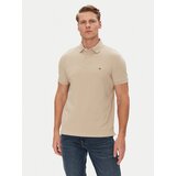 Tommy Hilfiger Polo majica 1985 MW0MW17770 Bež Regular Fit | Shoptok.si