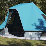 Tipi šator s krovom s pohranom Plava 466 x 310 x 240 cm taft | Eponuda.com
