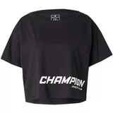 Champion Authentic Athletic Apparel Tehnička sportska majica crna / bijela