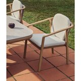 Kave Home Krem/u prirodnoj boji podstavljena vrtna stolica Sirte – | shoptok.hr