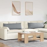 vidaXL Blazine za kavč 2 pcs Svetlo siva 120 x 40 cm blago | Shoptok.si
