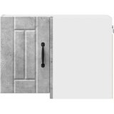  Zidni kutni ormar LUCCA Betonska siva 57 x 57 x 40 cm | Eponuda.com
