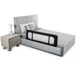 Kinderkraft Guard & Dream zaštitna ograda za krevet 118x41x44 cm, Black | shoptok.hr