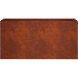 Vrtna saksija 2 kom. Rđa 100 x 30 x 50 cm Otporni čelik | shoptok.hr