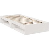 vidaXL Dnevni krevet bez madraca bijeli 90 x 190 cm masivna borovina | shoptok.hr