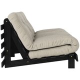 Karup Design Sivo-bež lanena raztegljiva sedežna garnitura 160 cm Roots Black Night – | Shoptok.si