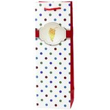  Wine Bottle Gift Bag with Polka Dots 35 x 12 x 9 cm | Shoptok.si