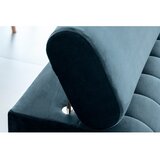 ELTAP Modra žametna raztegljiva sedežna garnitura 261 cm Laurence – | Shoptok.si