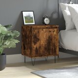 The Living Store Nočna omarica dimljeni hrast 40x30x50 cm inženirski les - Nočna Omarica, (21434864) | Shoptok.si