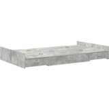  Krevetna konstrukcija za pohranu sivo Sonoma Beton siva | shoptok.hr