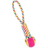 Gimborn GimDog GimDog Tenis Rainbow Twister lopta na špagi za pse, 40 cm | shoptok.hr