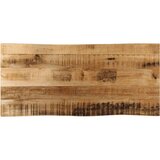 vidaXL Mizna plošča z naravnim robom 90x40x2,5 cm trden robusten mango | Shoptok.si