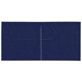  Zid šatora za zabavu 2 pcs Plava 400 x 195 cm PE i čelik | shoptok.hr