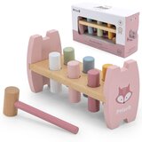 Viga polarb drvena igra udaranja s čekićem fox montessori | shoptok.hr