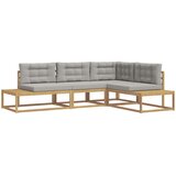  Set vanjskih sofa Bijela 277,5 x 198,5 x 73 cm Poliester | Eponuda.com