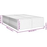 vidaXL Posteljni okvir taupe 140x190 cm blago, (21309836) | Shoptok.si