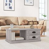  Stolić za kavu boja sivog hrasta 90x50x35 cm konstruirano drvo | shoptok.hr