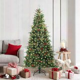  Umjetno božićno drvce s nogom s stalakom Zelena 180 cm PE i PVC | shoptok.hr