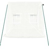  Staklenik s čeličnim okvirom bijeli 4 m² 2 x 2 x 2 m | shoptok.hr