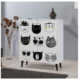 Hanah home komoda Multilux mačke 95x111x36cm šarene boje | Eponuda.ba