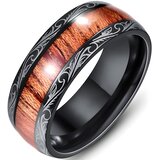 IZMAEL Prsten OR-17112 - Crna / Smeđa / 55mm | shoptok.hr