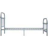  Za krevet sivi metalni 90 x 200 cm | shoptok.hr