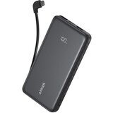 Anker Zolo Powerbank 10.000 mAh, 22,5 W s ugrađenim USB-C kabelom Crna Cene